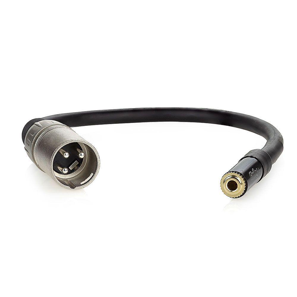 Cabo Adaptador P2 Femea Para Xlr Macho - 30 Cm - 1