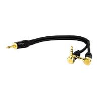 Cabo Adaptador P2 Mono Para 2 P2 Estereo 90° Graus - 5 Metros - 1