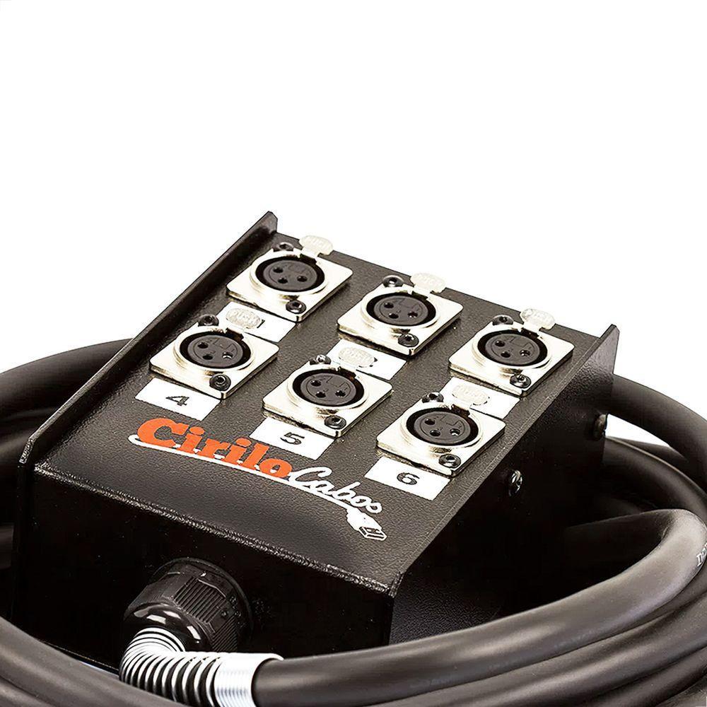 Medusa 6 Vias Montada Conectores Amphenol - 5 Metros - 2