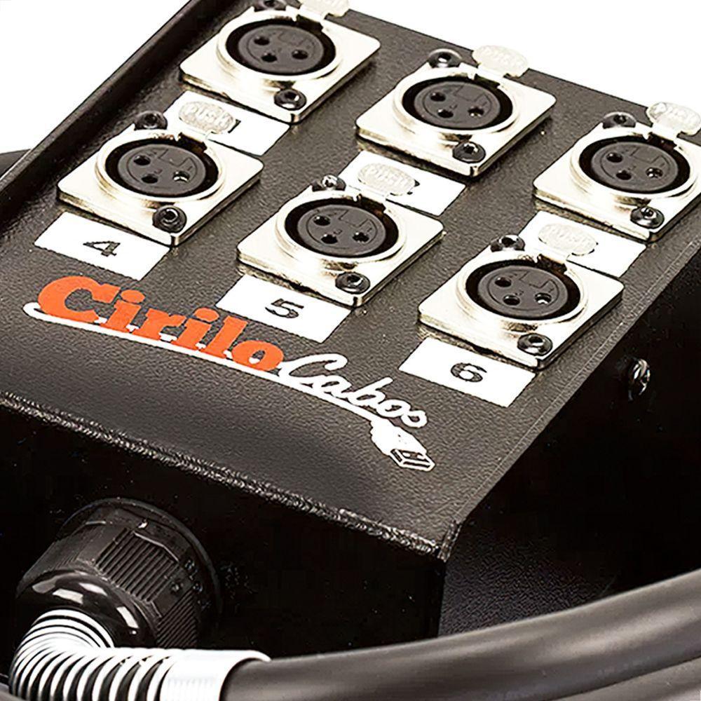 Medusa 6 Vias Montada Conectores Amphenol - 5 Metros - 4