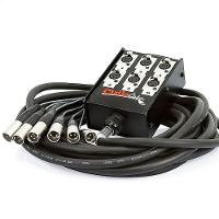 Medusa 6 Vias Montada Conectores Amphenol - 5 Metros - 1