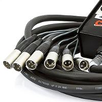 Medusa 6 Vias Montada Conectores Amphenol - 5 Metros - 5