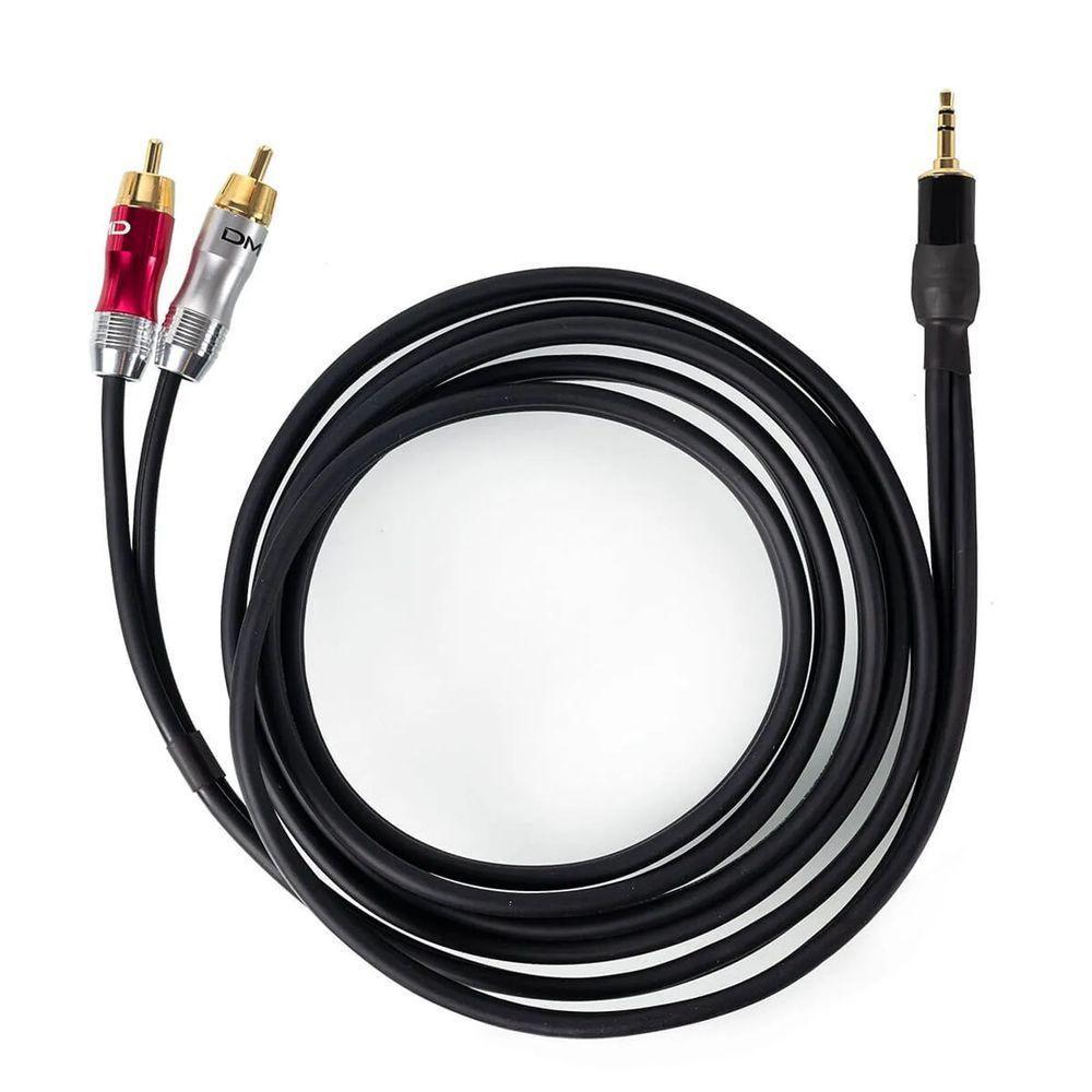 Cabo P2 Estereo Para 2 Rca Profissional - 10 Metros - 5
