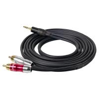 Cabo P2 Estereo Para 2 Rca Profissional - 10 Metros - 3