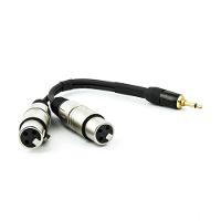 Cabo P2 Mono Para 2 Xlr Femea 50 Cm - 1