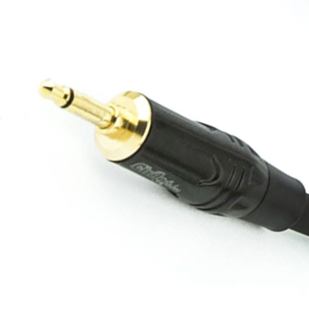 Cabo P2 90° Estereo - Para P2 Profissional Mono - 80 Cm - 4