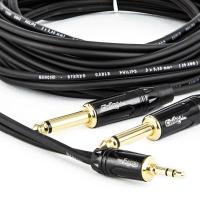 Cabo Adaptador P2 Estereo Para 2 P10 Mono - 1,8 Metro