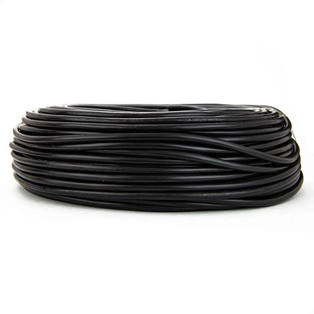 Cabo Pp 3x1,00 Mm Elétrico Flexível Preto - 10 Metros - 6