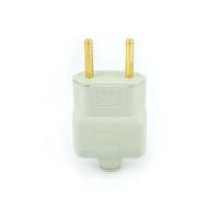 Plug Macho Elétrica Reto 10a Novo Padrão - Branco - 2