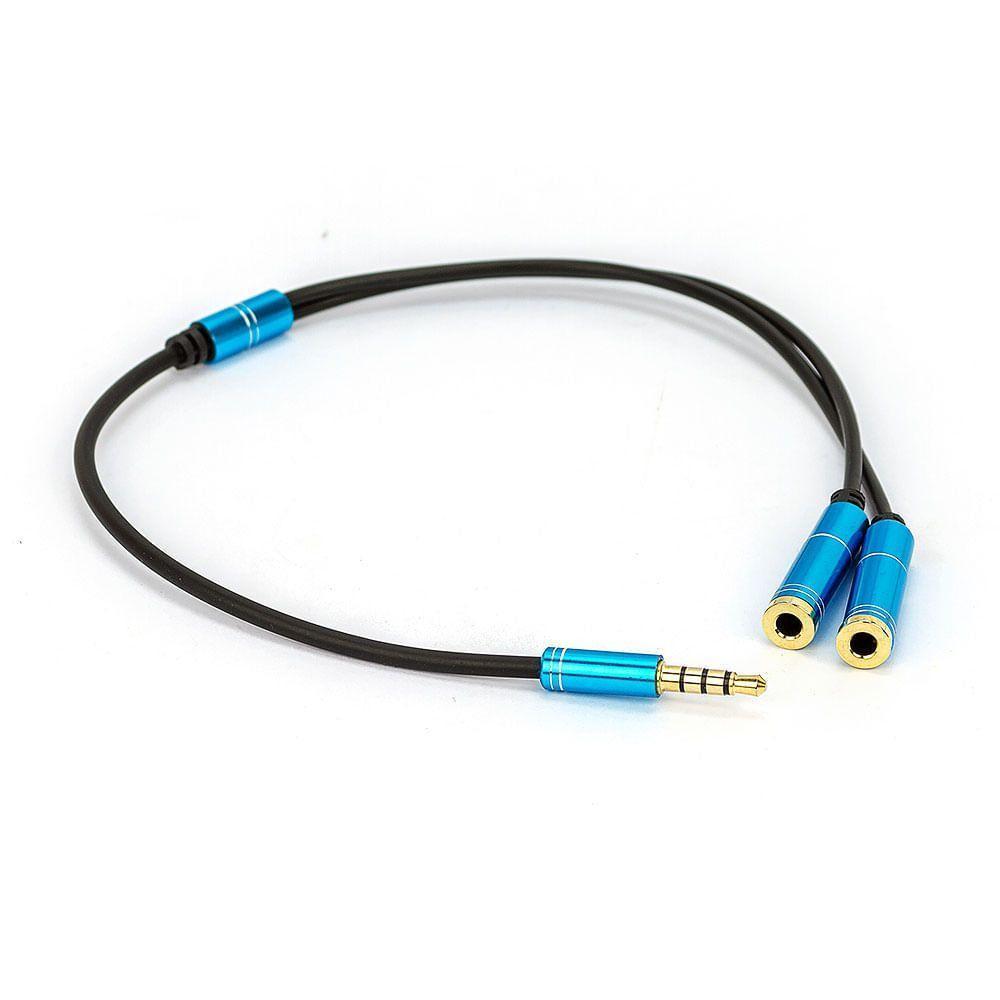 Cabo Adaptador De Fone De Ouvido P2 Macho Para P2 Fêmea - 1