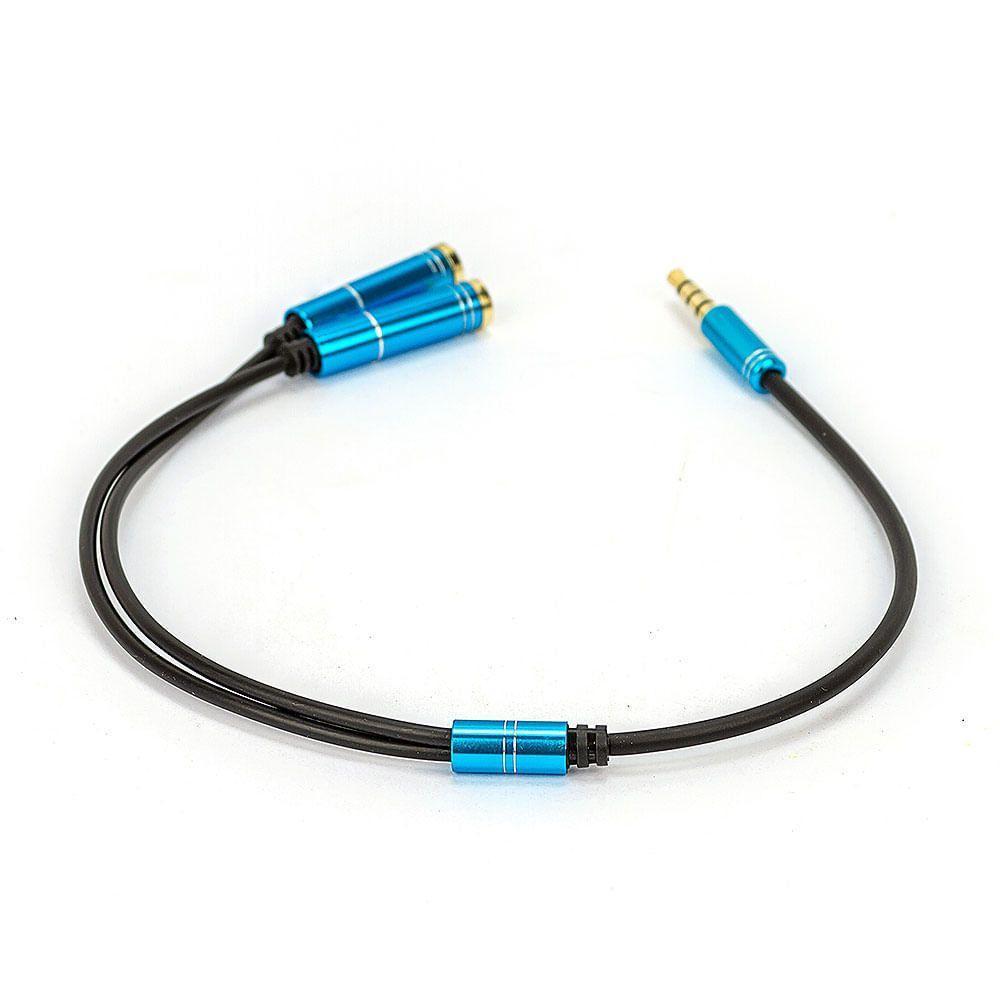 Cabo Adaptador De Fone De Ouvido P2 Macho Para P2 Fêmea - 2