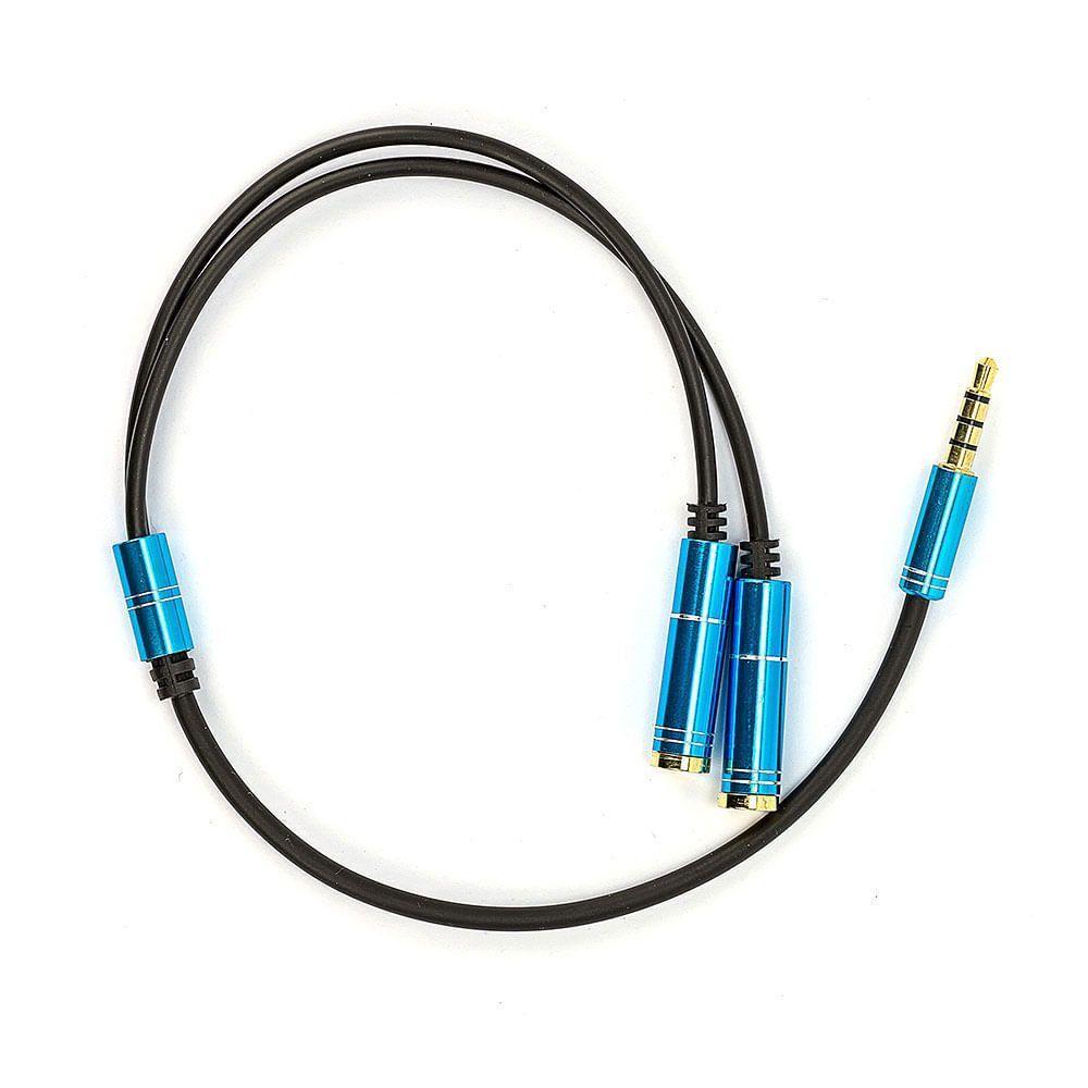 Cabo Adaptador De Fone De Ouvido P2 Macho Para P2 Fêmea - 3