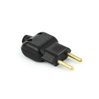Plug Macho Elétrica Reto 10a Novo Padrão - Preto - 1