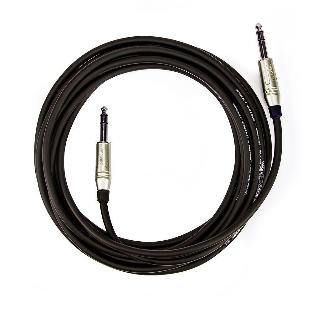 Cabo P10 X P10, Estéreo Amphenol - 10 Metros - 1