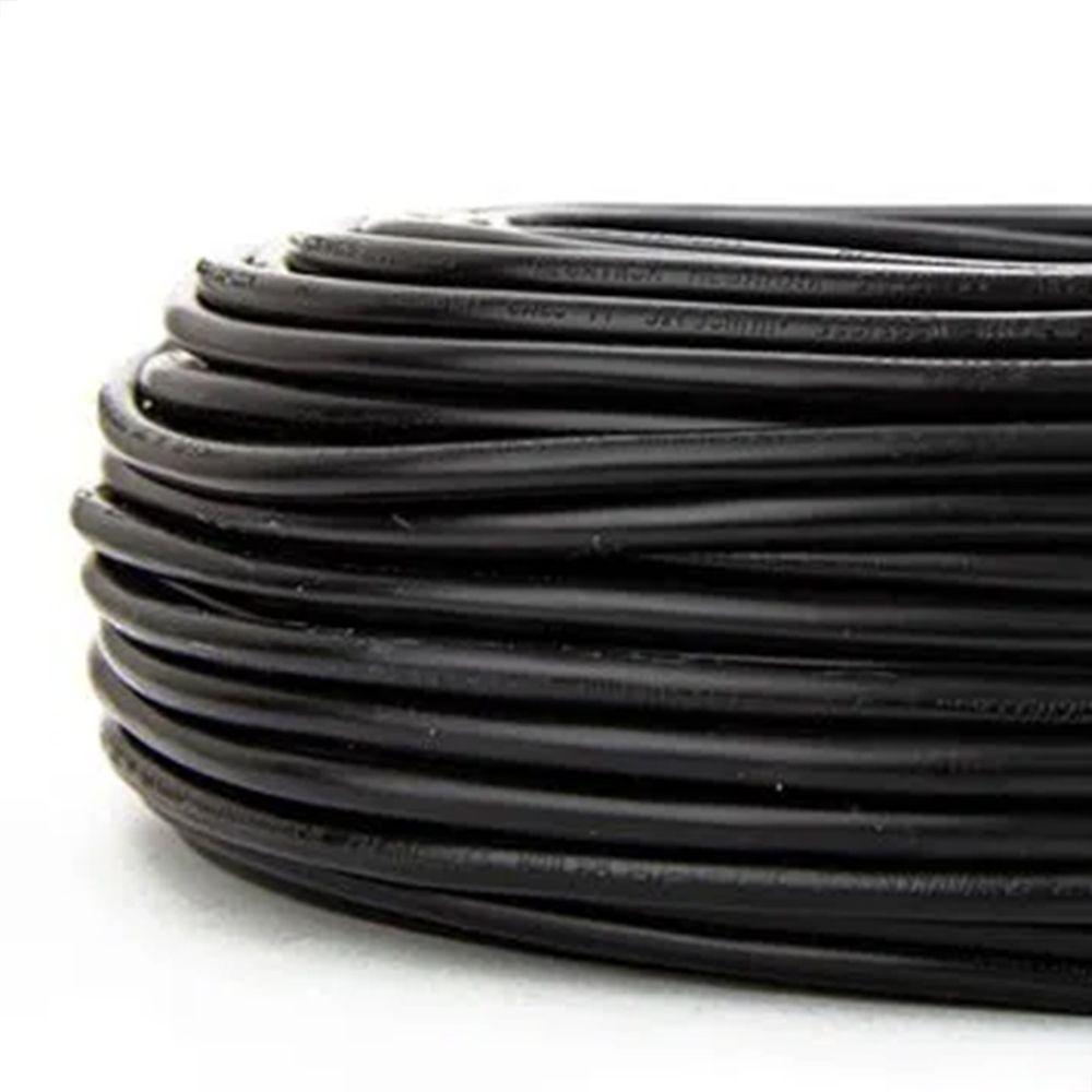 Cabo Pp 3x1,50 Mm Elétrico Flexível Preto - 20 Metros - 3