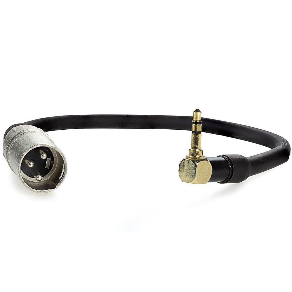 Cabo Adaptador P2 Estereo 90 Graus Para Xlr Macho - 80 Cm - 1