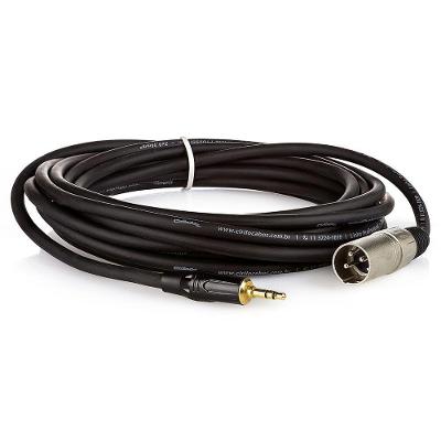 Cabo Profissional Xlr Macho Para P2 Macho Estereo - 15 Metros