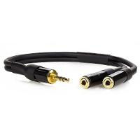 Cabo P2 Macho Para 2x P2 Femea Estereo - 1,5 Metro - 1