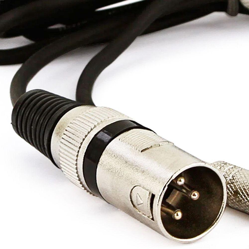 Cabo P2 Para Xlr Macho Estereo - 10 Metros - 4