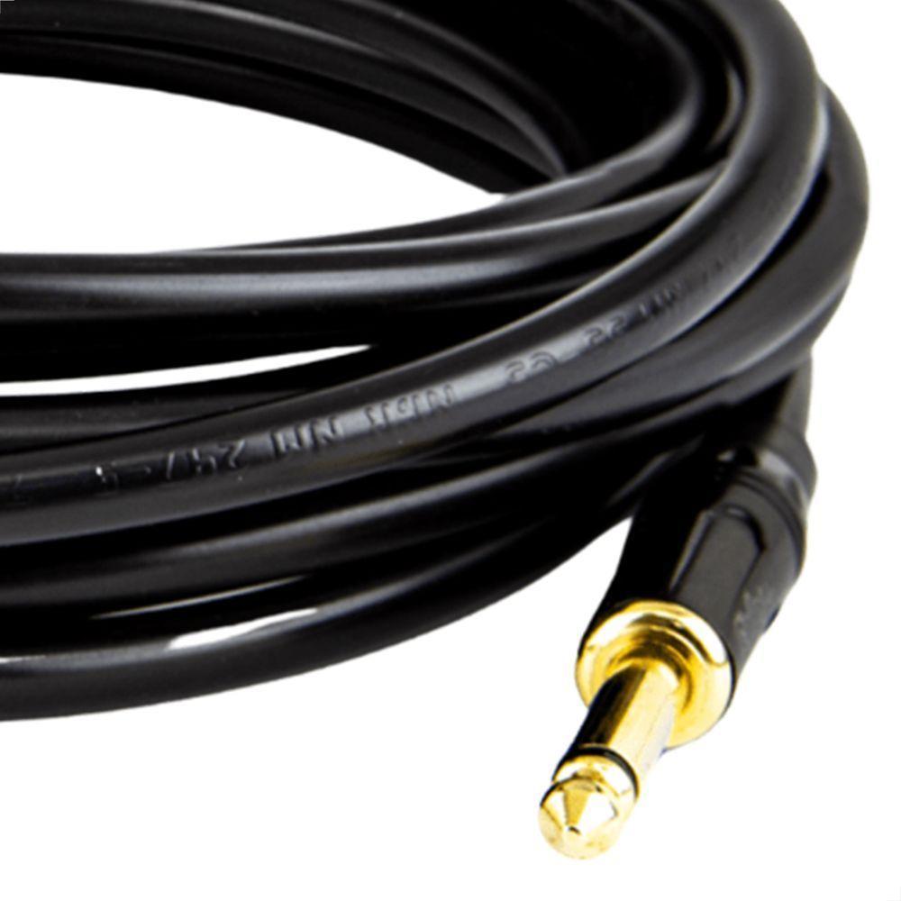 Cabo P10 Para P10 Mono Profissional - 5 Metros - 6