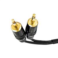 Cabo Adaptador P2 90° Graus Para 2 P2 Mono - 1 Metro - 2