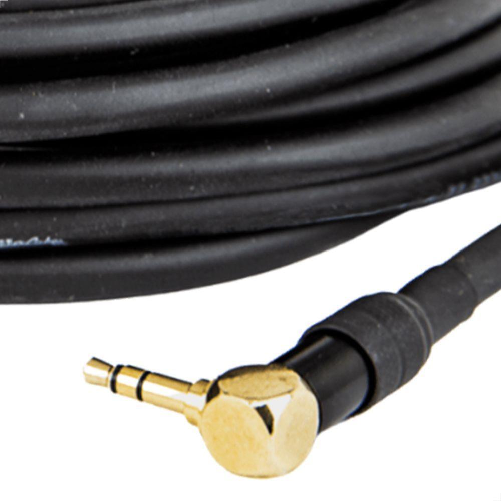 Cabo Adaptador P2 Estereo 90° Para P2 Estereo 90° - 80 Cm - 3