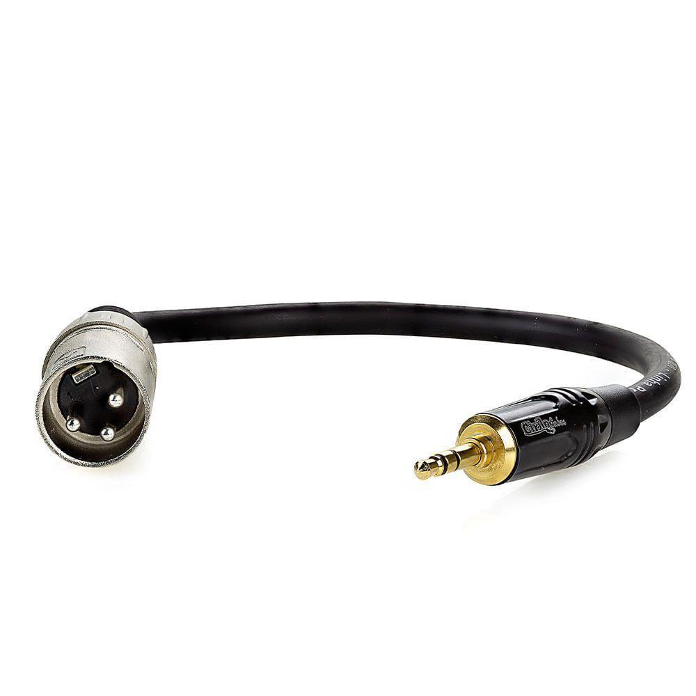 Cabo P2 Para Xlr áudio Profissional Estereo - 20 Cm - 1