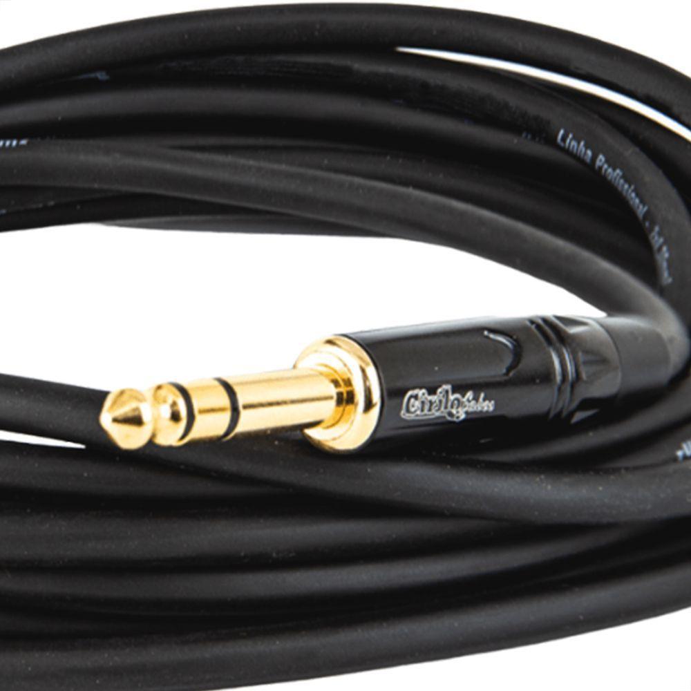 Cabo Adaptador P2 Estereo 90° Para P10 Estereo - 5 Metros - 2