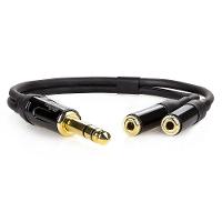 Cabo Adaptador P10 Macho Para 2 P2 Femea Estereo - 10 Metros - 1