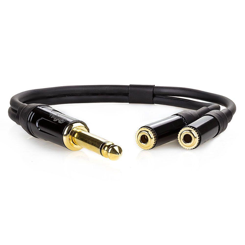 Cabo Adaptador P10 Macho Para 2 P2 Femea Mono - 3 Metros - 1