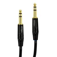 Cabo P10 Para P10 Estereo Profissional - Preto 5 Metros - 2