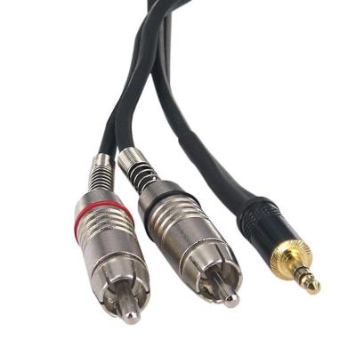 Cabo P2 Estereo Para 2 Rca Santo Angelo - 2 Metros