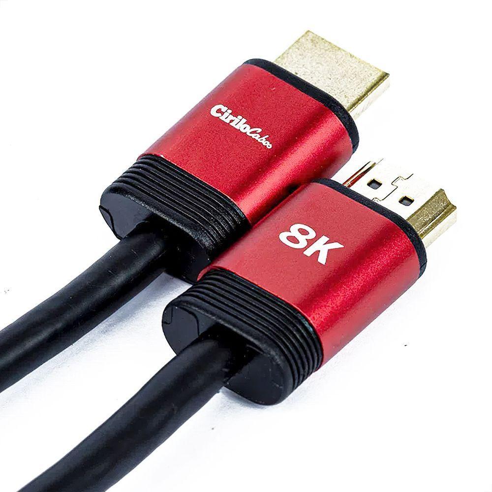 Cabo Hdmi 2.1 8k - Cirilo Cabos - 3 Metros - 3