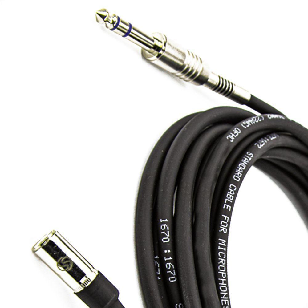 Cabo P10 Macho P2 Fêmea Santo ângelo Estereo - 80 Cm - 4