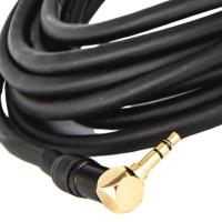 Cabo Adaptador P2 Estereo 90° Para P10 Estereo - 20 Cm