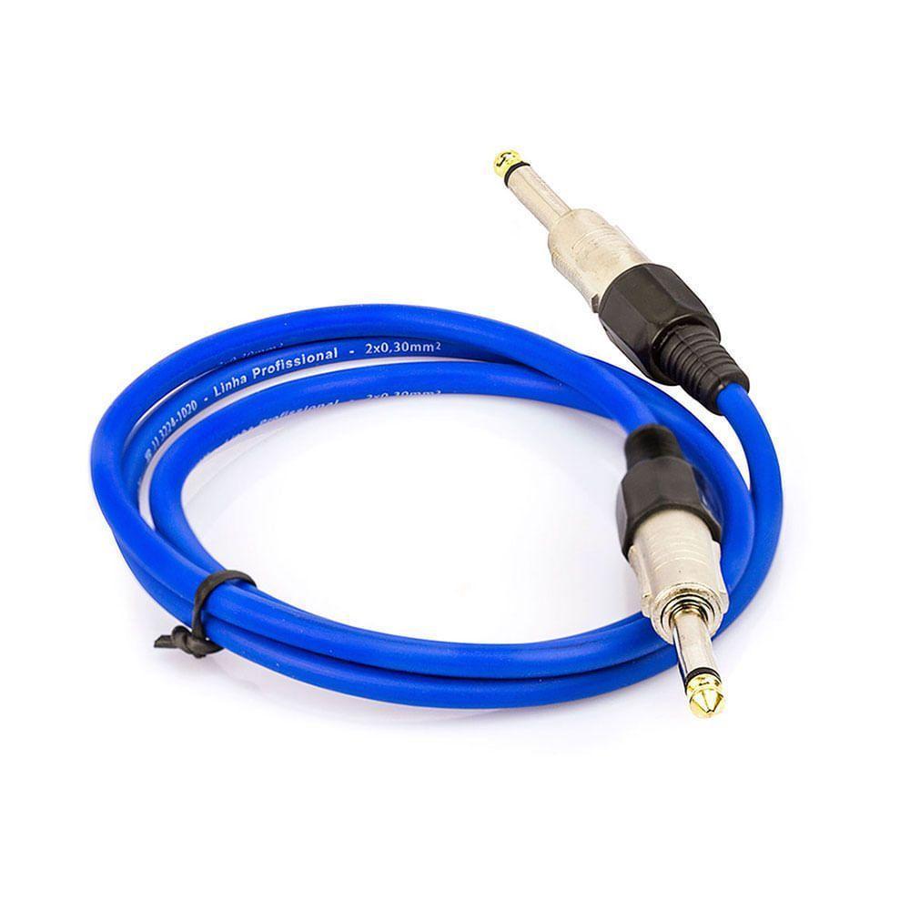 Cabo P10 Para P10 Mono Profissional - Azul 40 Metros - 1