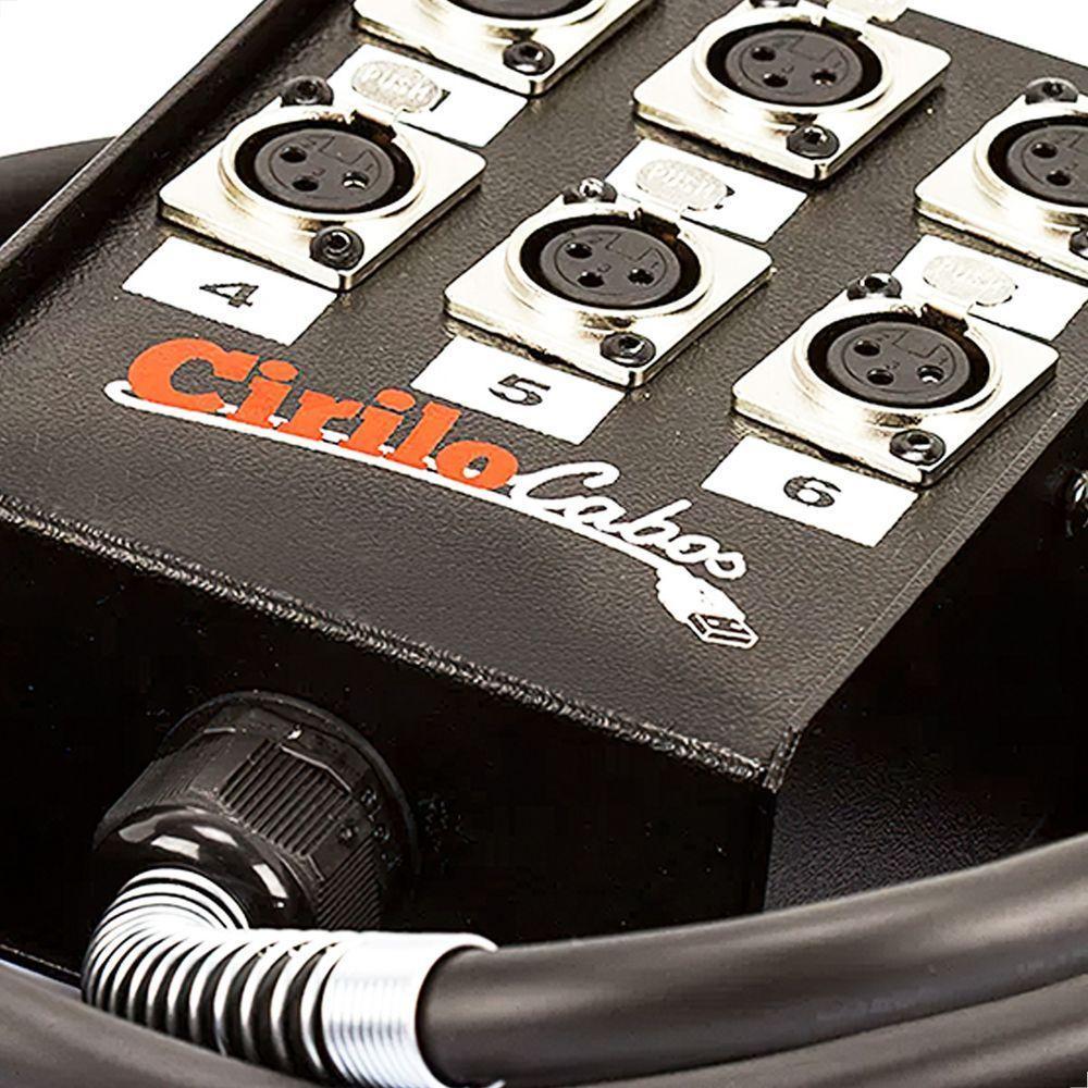 Medusa 6 Vias Montada Com Conectores Santo Angelo - 20 Mt - 2