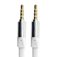 Cabo De áudio Estéreo Flat P2 Para P2 Com 10 Metros - Branco - 3