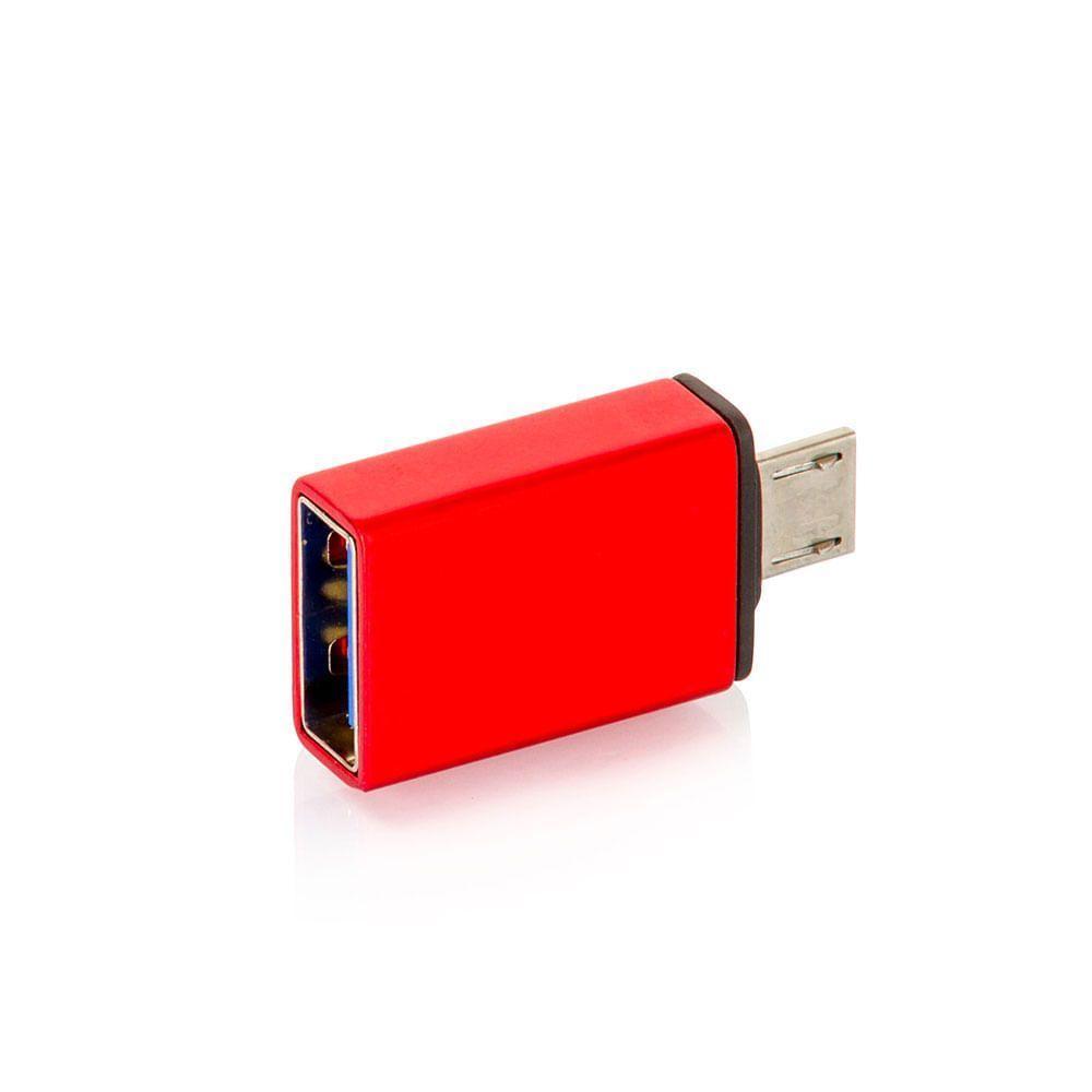 Adaptador Usb Android Com Função Otg - Vermelho - 4
