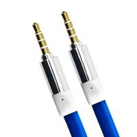 Cabo De áudio Estéreo Flat P2 Para P2 Com 10 Metros - Azul - 2