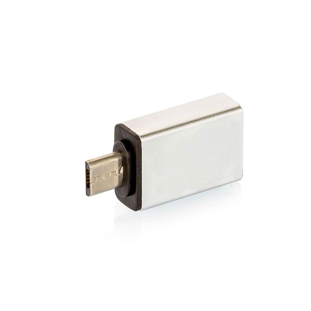Adaptador Usb Android Com Função Otg - Prata - 2