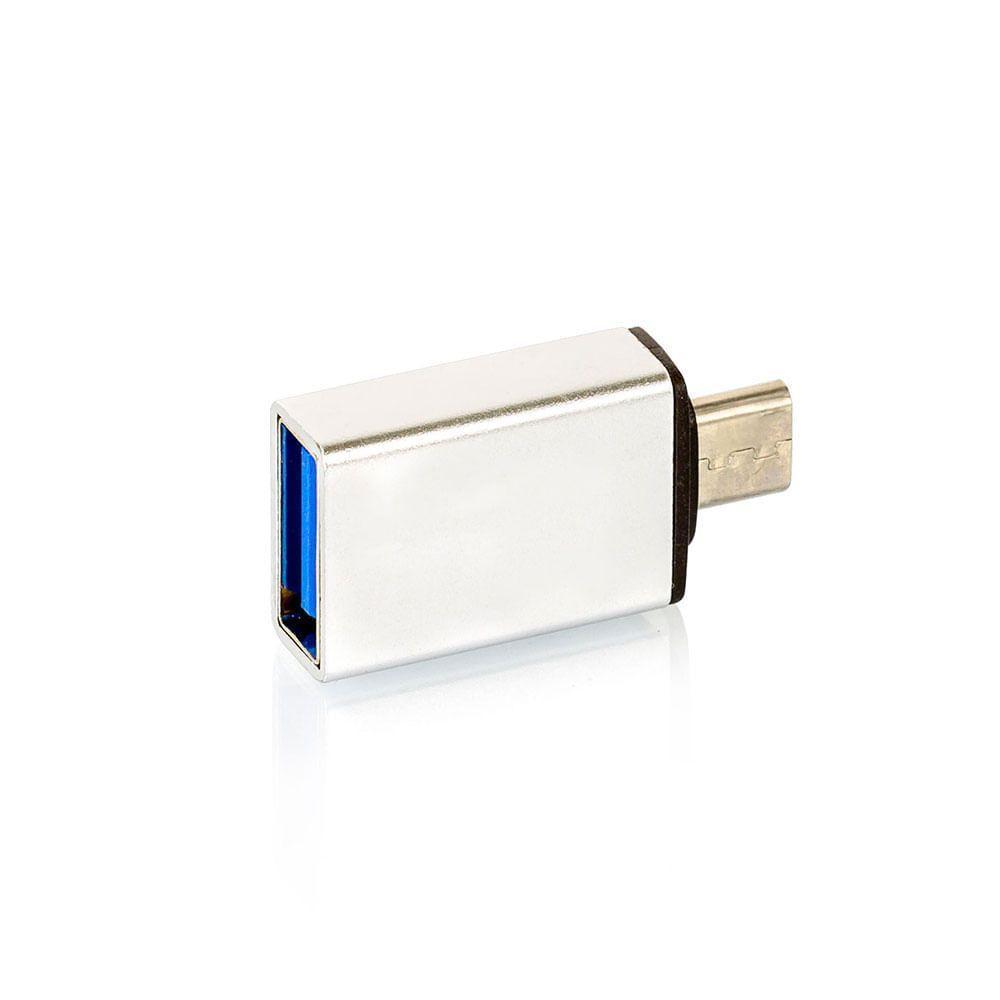 Adaptador Usb Android Com Função Otg - Prata - 3