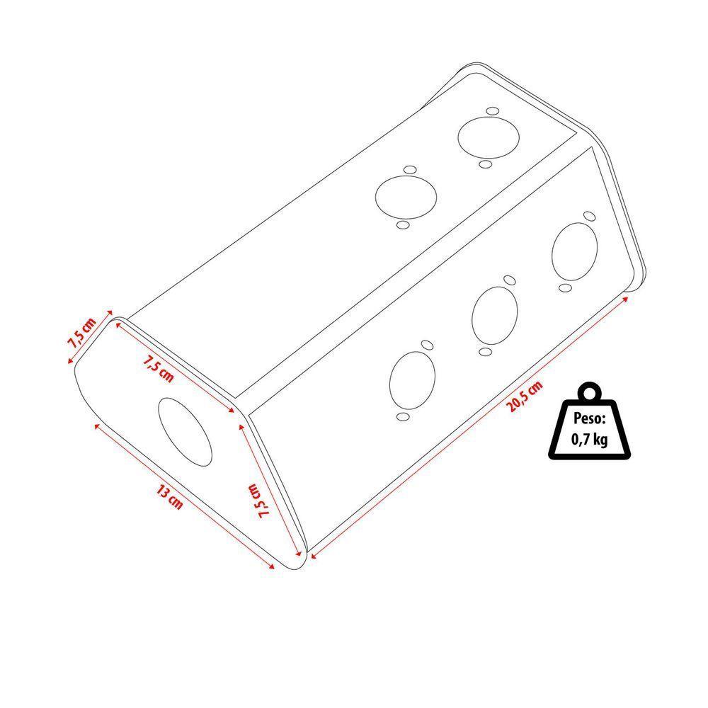 Caixa De Medusa Multicabos 8 Vias Reforçada Profissional - 5