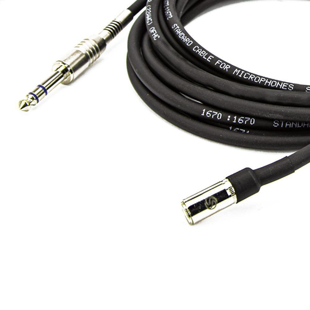 Cabo P10 Macho P2 Fêmea Santo ângelo Estereo - 30 Cm - 4