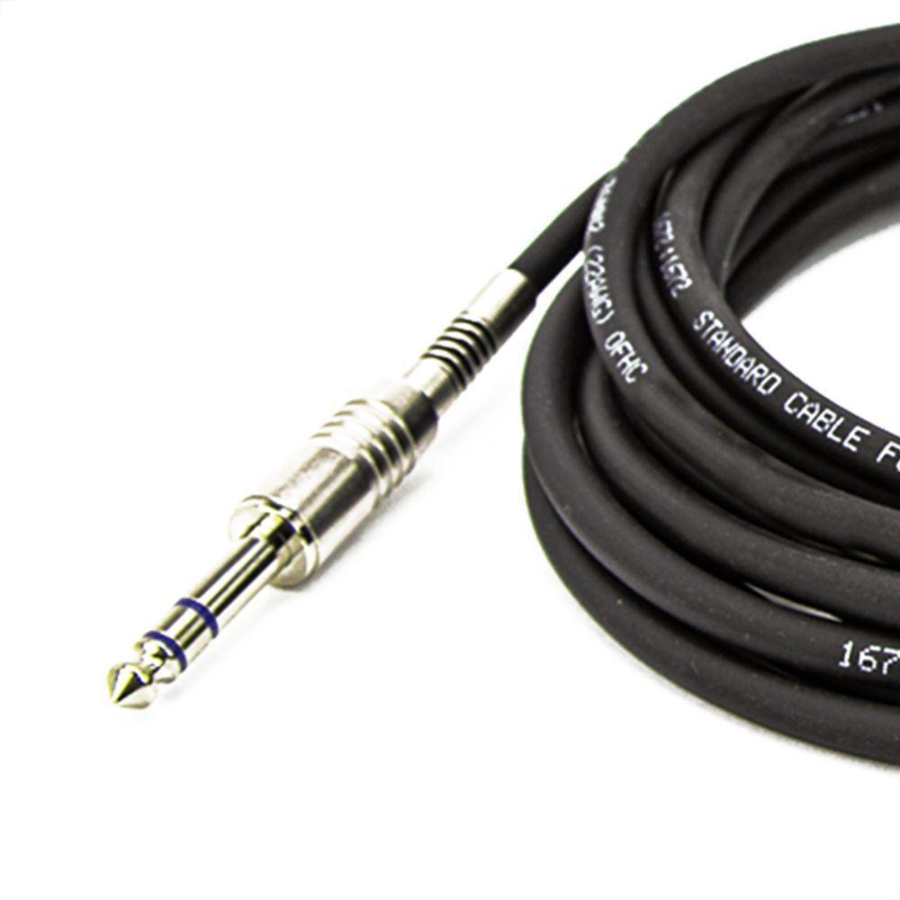 Cabo P10 Macho P2 Fêmea Santo ângelo Estereo - 30 Cm - 6