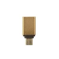 Adaptador Usb-c 3.0 Com Função Otg - Dourado - 4
