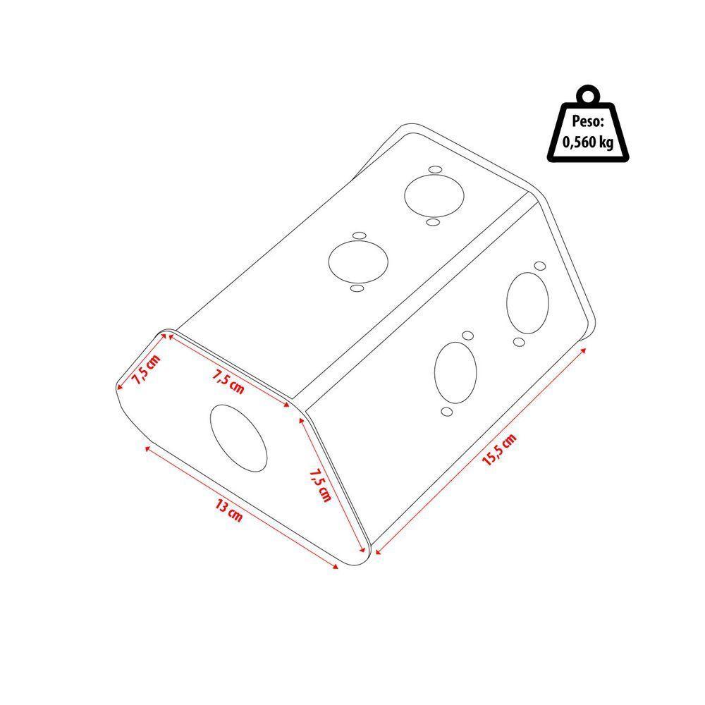 Caixa De Medusa Multicabos 6 Vias Reforçada Profissional - 4