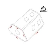 Caixa De Medusa Multicabos 6 Vias Reforçada Profissional