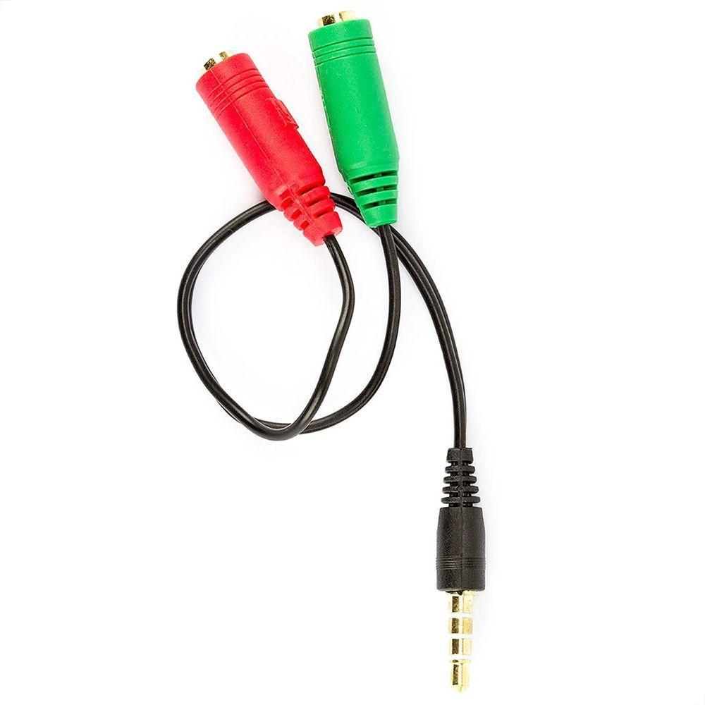 Cabo Y Divisor P2 Macho Para 2 P2 Fêmea Estéreo Fone Ouvido - 4