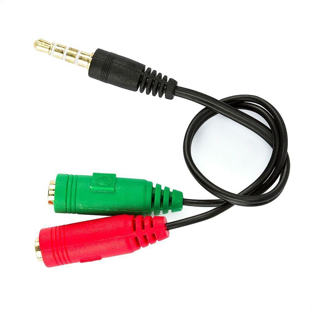 Cabo Y Divisor P2 Macho Para 2 P2 Fêmea Estéreo Fone Ouvido - 5